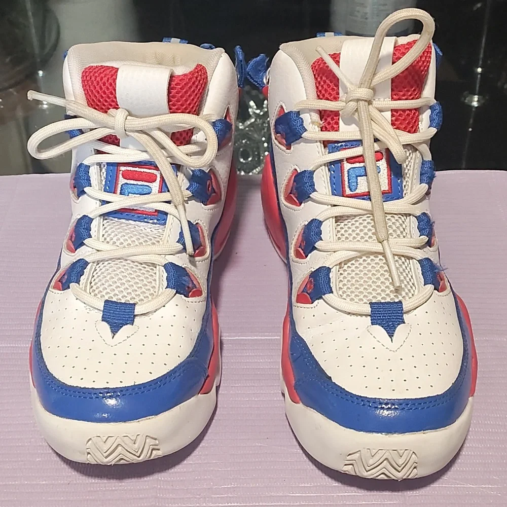 Fila Kids Red, White, and Blue Sneakers